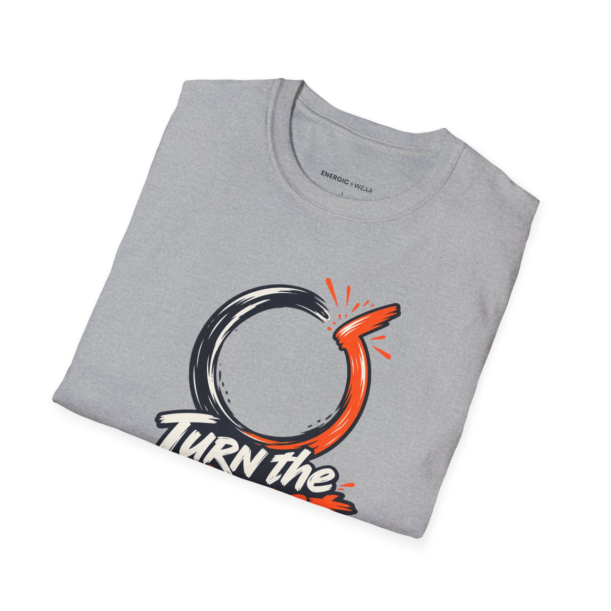 Graphic fitness T-shirt featuring the "Turn the Almost Into an Attempt" design.