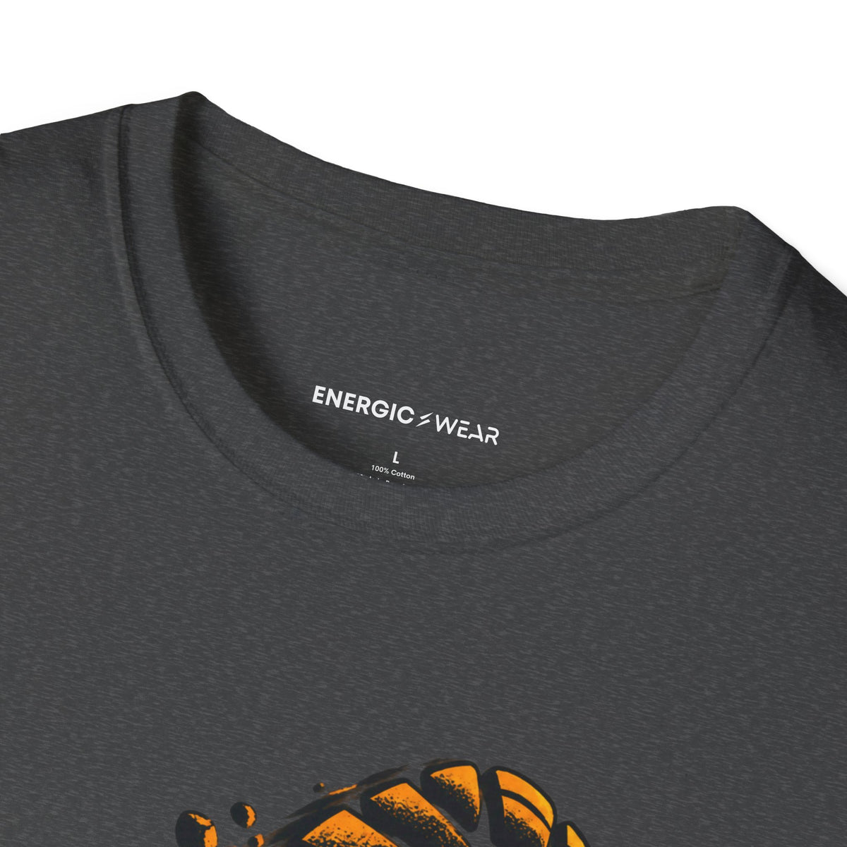 Graphic fitness T-shirt featuring the "Training Gives My Ambition Footprints" design.
