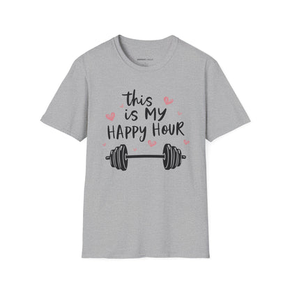 This Is My Happy Hour! TShirt – Funny Workout Tee