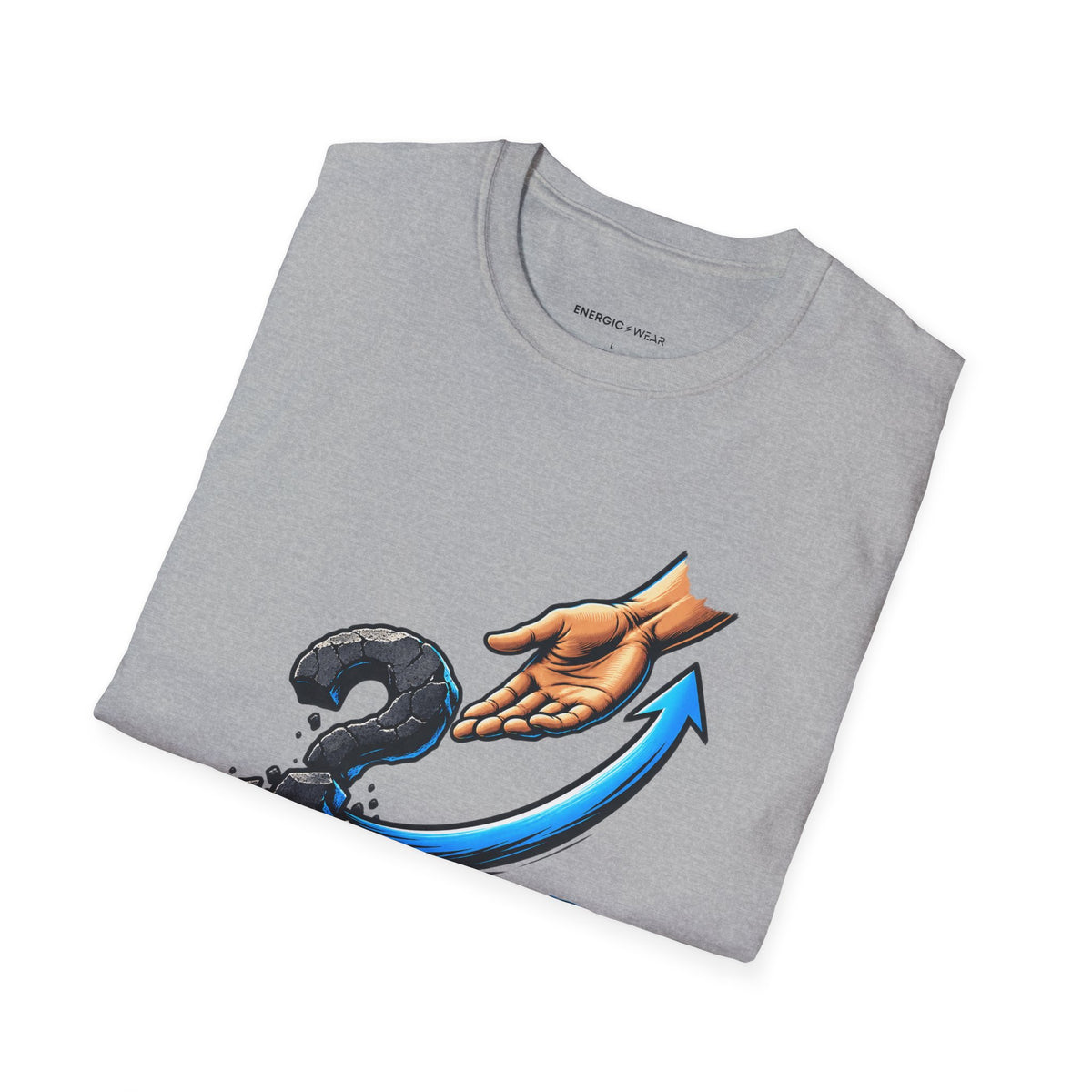 Graphic fitness T-shirt featuring the "The Bravest Rep Was Asking for Help" design.