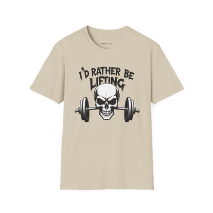 I'D RATHER be LIFTING! Funny Workout Gym Tee