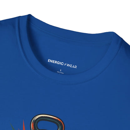 Graphic fitness T-shirt featuring the "My Overhead Carry Has Presence" design.