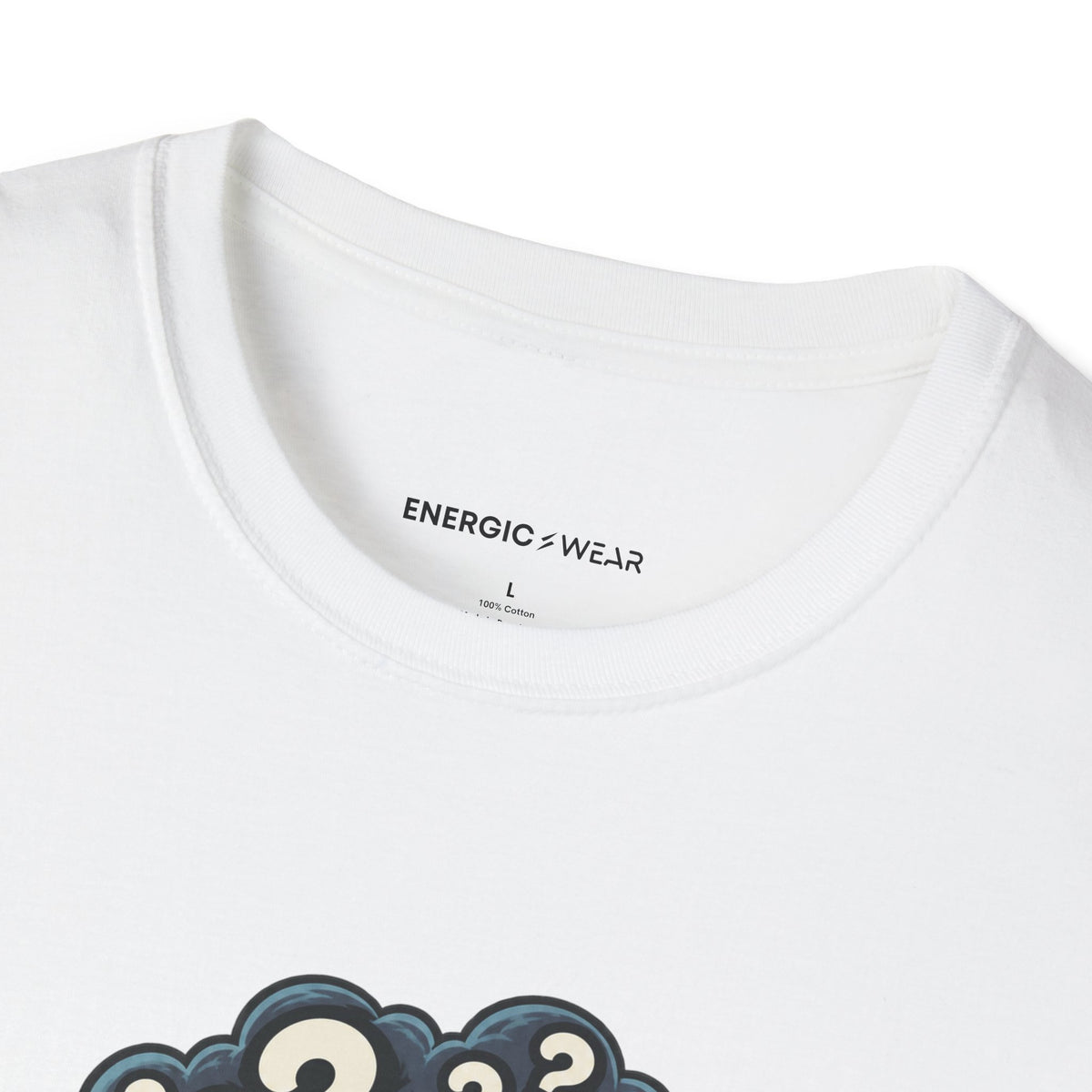 Graphic fitness T-shirt featuring the "I Brought Chalk to a Confidence Problem" design.