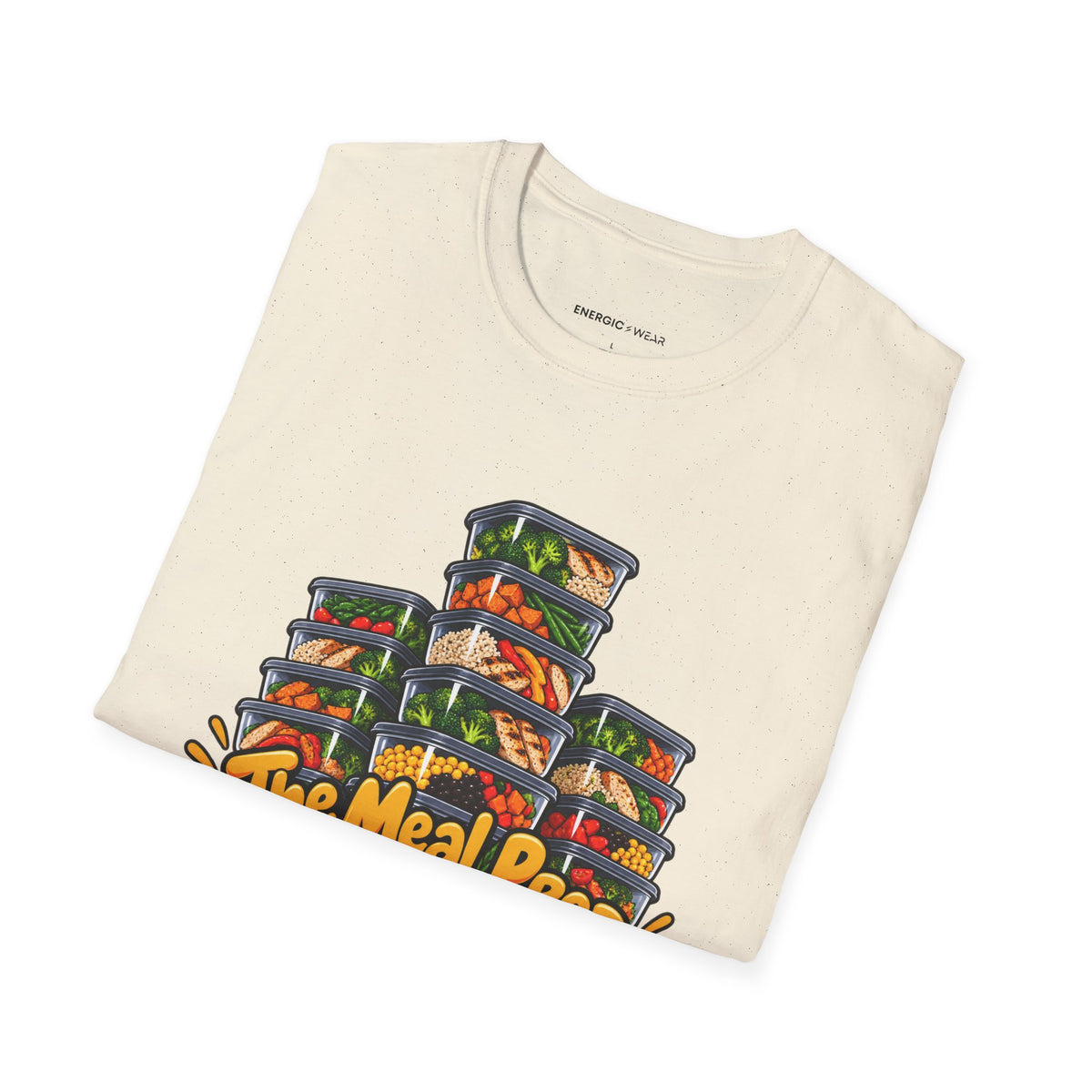 Graphic fitness T-shirt featuring the "The Meal Prep Containers Are Multiplying" design.