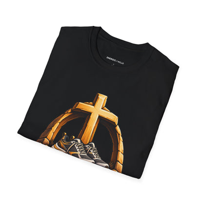 Graphic fitness T-shirt featuring the "My Rest Is an Act of Trust" design.