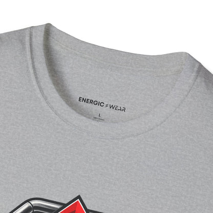 Graphic fitness T-shirt featuring the "The Trap Bar Frames My Intent" design.