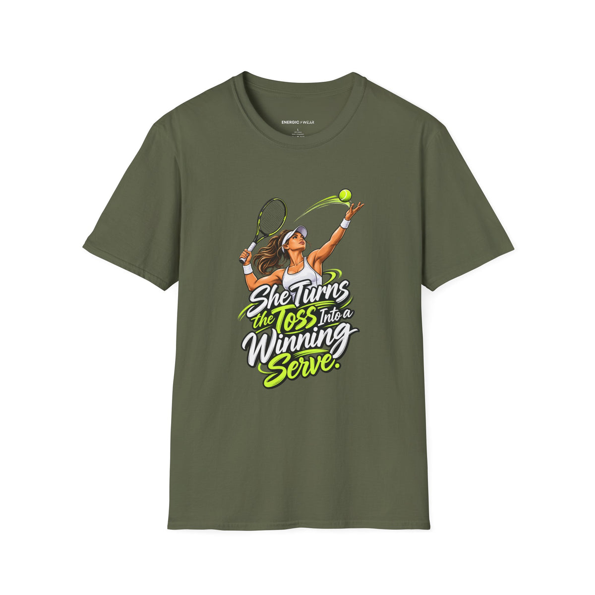 She Turns the Toss into a Winning Serve T-Shirt