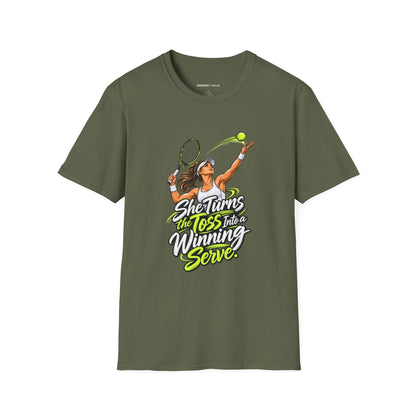 She Turns the Toss into a Winning Serve T-Shirt