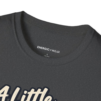 Graphic fitness T-shirt featuring the "A Little Braver Every Session" design.