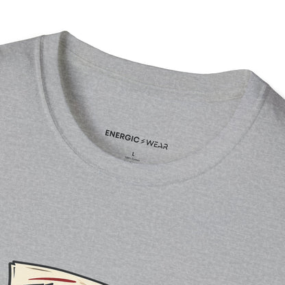 Graphic fitness T-shirt featuring the "The Last Set Was a Character Reference" design.