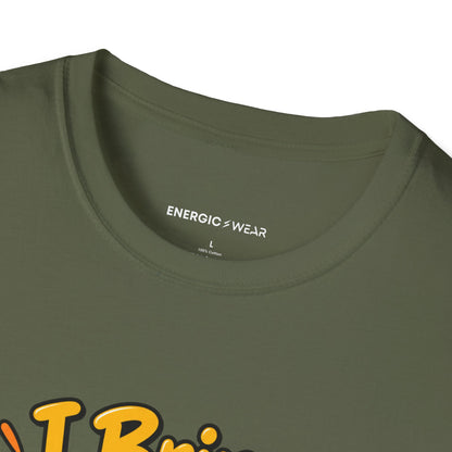 Graphic fitness T-shirt featuring the "I Bring Trail Mix to the Team Meeting" design.