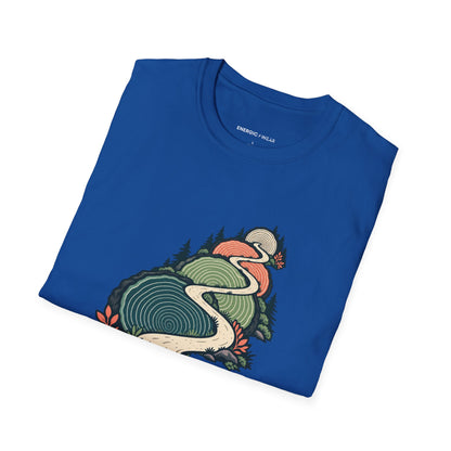 Graphic fitness T-shirt featuring the "I Want a Fitness Routine That Ages with Me" design.