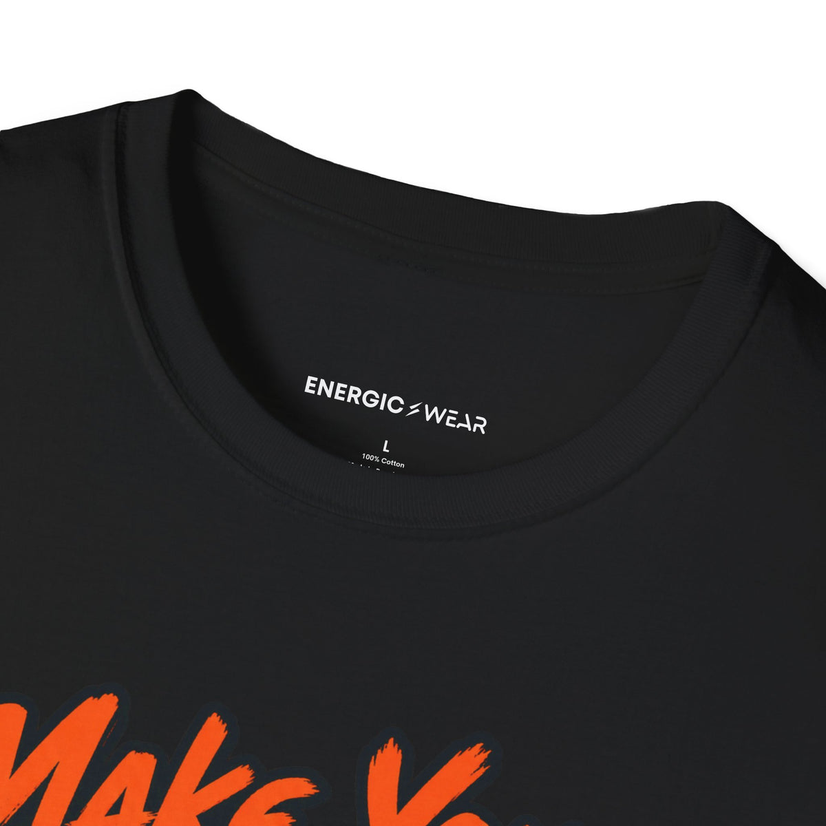 Graphic fitness T-shirt featuring the "Make Your Starting Point Proud" design.