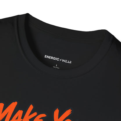 Graphic fitness T-shirt featuring the "Make Your Starting Point Proud" design.