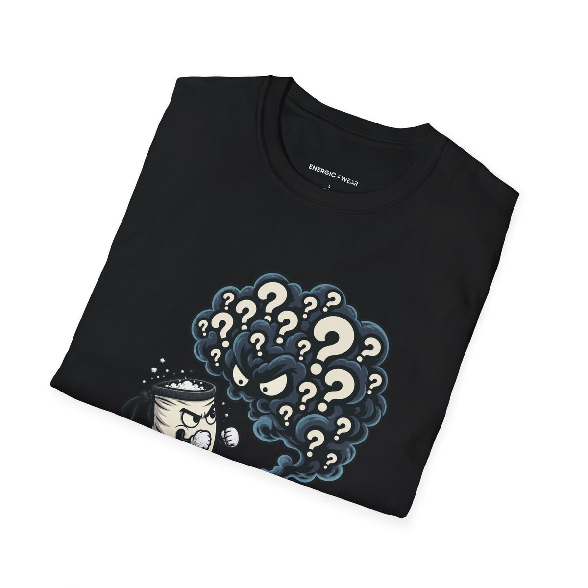 Graphic fitness T-shirt featuring the "I Brought Chalk to a Confidence Problem" design.