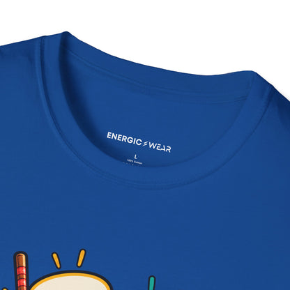 Graphic fitness T-shirt featuring the "My Post-Workout Debrief Comes With Chopsticks" design.
