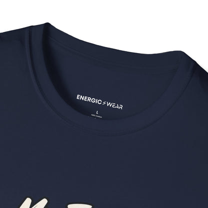 Graphic fitness T-shirt featuring the "My First Push-Up Has a Date with Me" design.
