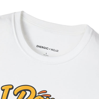 Graphic fitness T-shirt featuring the "I Dance Like the Instructions Are Optional" design.