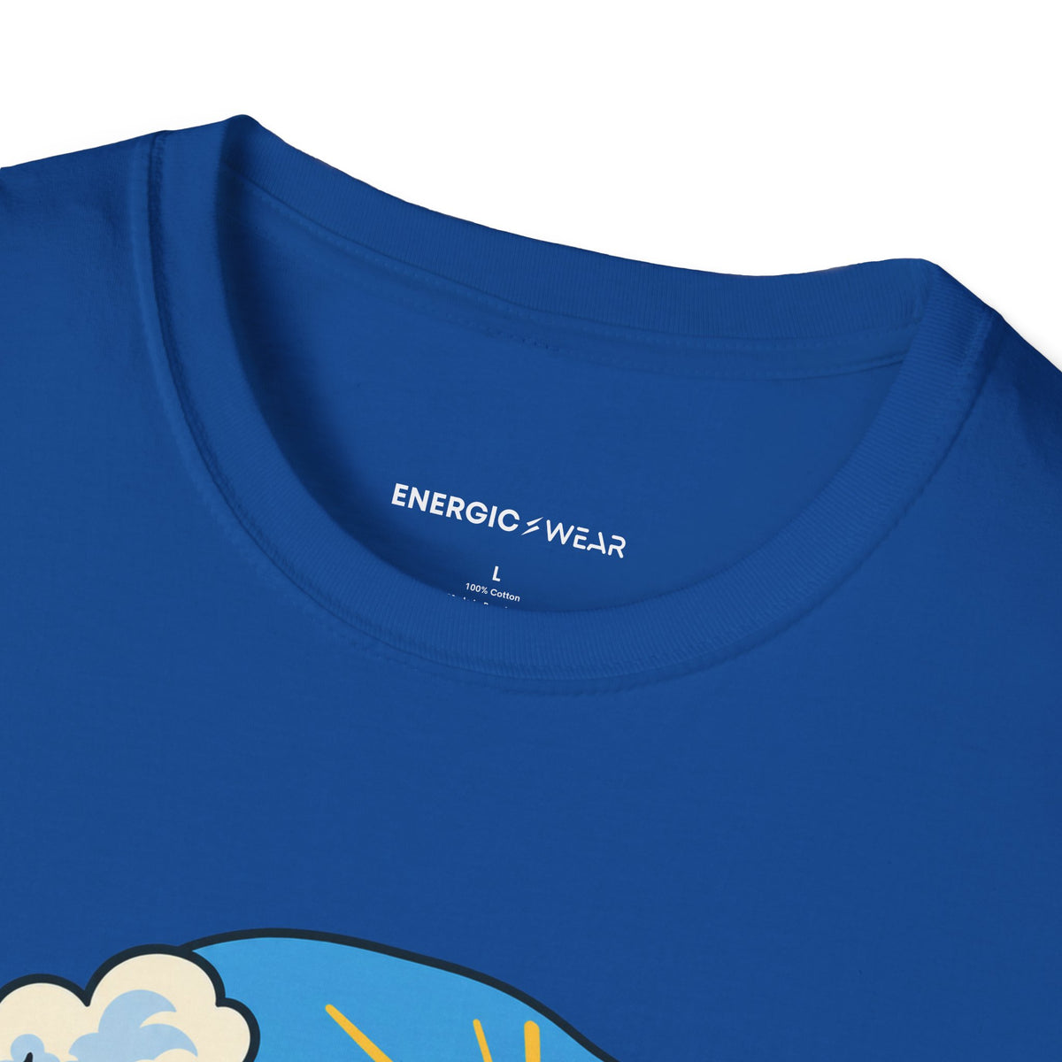 Graphic fitness T-shirt featuring the "Weather Report Excellent for Wandering" design.