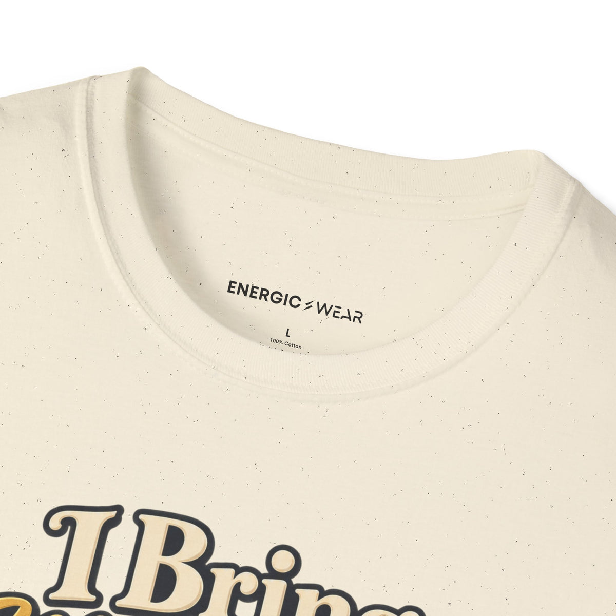 Graphic fitness T-shirt featuring the "I Bring My Nerves and Prayers to Training" design.