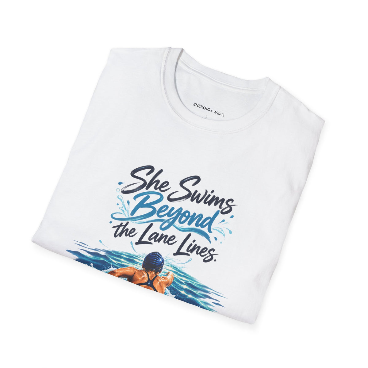 She Swims Beyond the Lane Lines T-Shirt