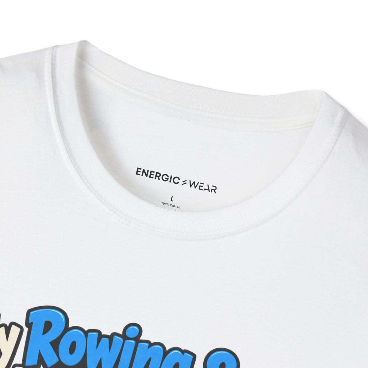 Graphic fitness T-shirt featuring the "My Rowing Split Is None of My Watch S Business" design.