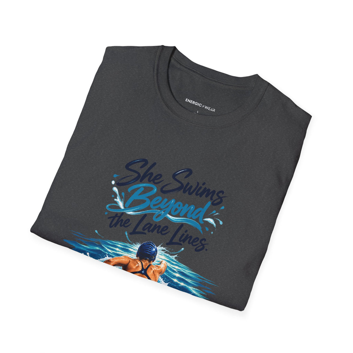 She Swims Beyond the Lane Lines T-Shirt