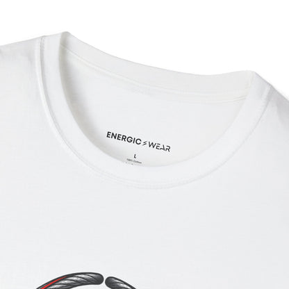Graphic fitness T-shirt featuring the "Build a Back That Backs You" design.