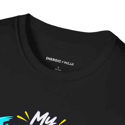 Graphic fitness T-shirt featuring the "My Jump Rope Goal Is Ten Unbroken Turns" design.