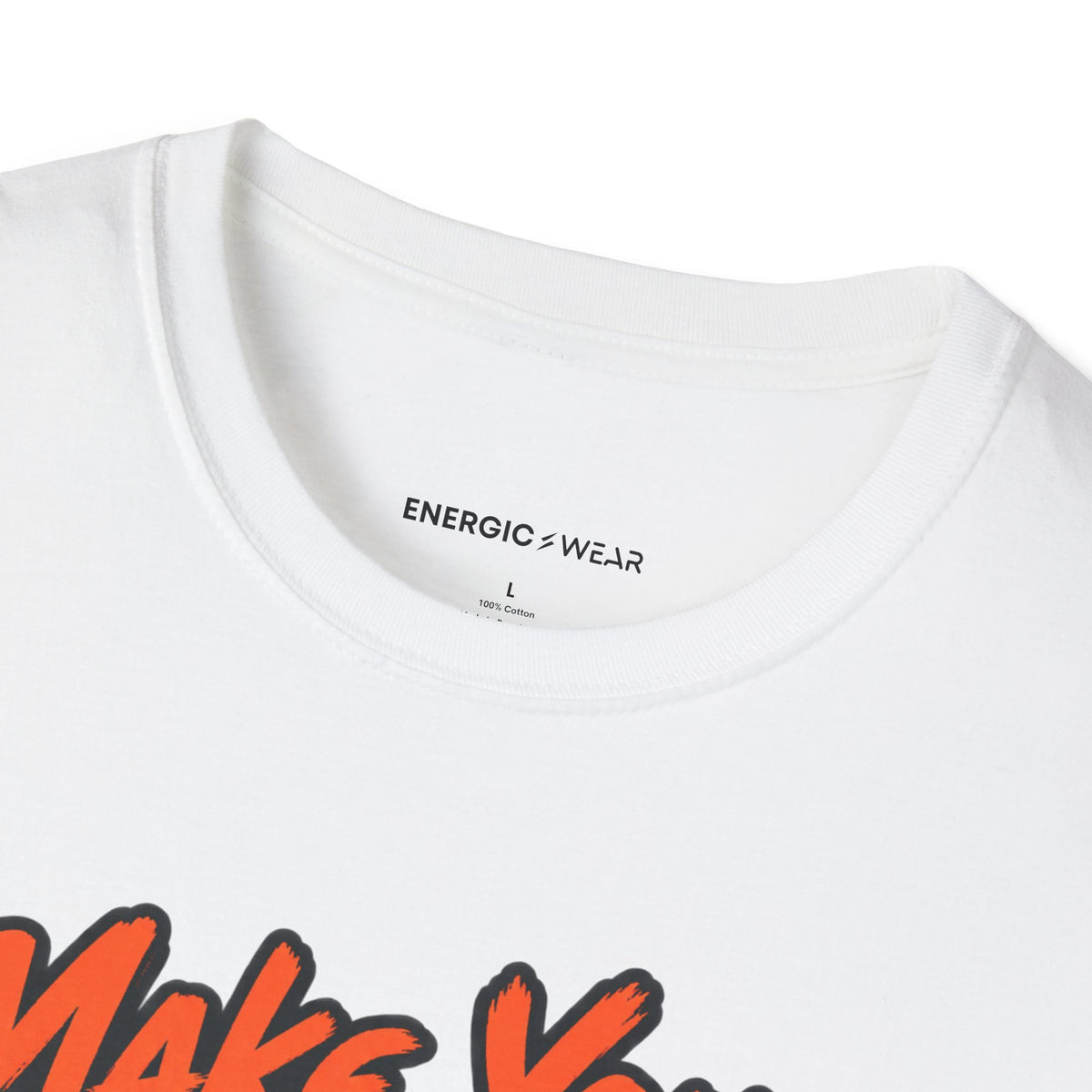 Graphic fitness T-shirt featuring the "Make Your Starting Point Proud" design.