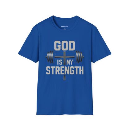 God Is My Strenght - Fitness Motivational Tee