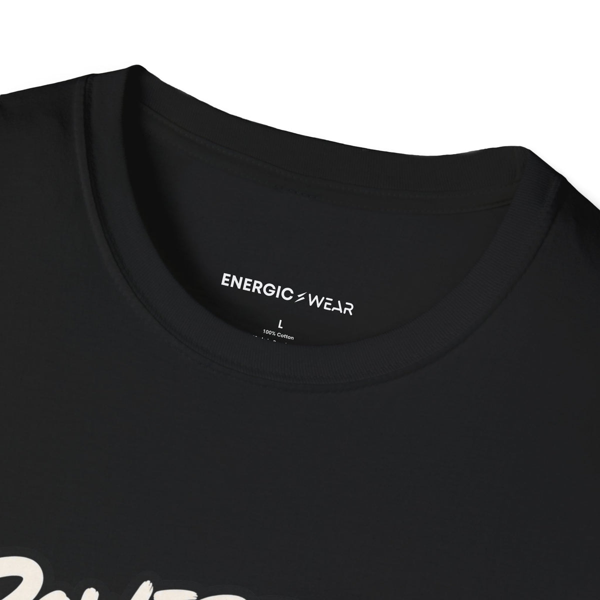 Graphic fitness T-shirt featuring the "Powered by Coffee, Sarcasm and Squats" design.