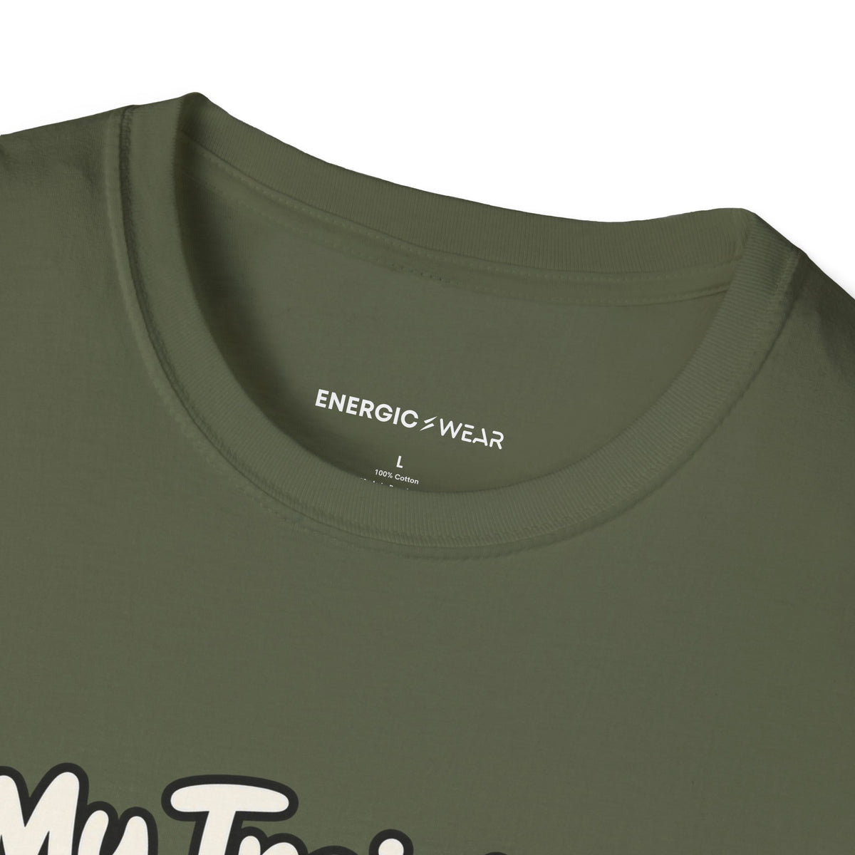 Graphic fitness T-shirt featuring the "My Training Buddy Stole the Last Strawberry" design.