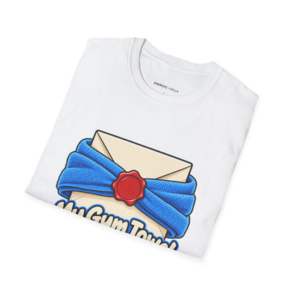 Graphic fitness T-shirt featuring the "My Gym Towel Has a Confidentiality Clause" design.