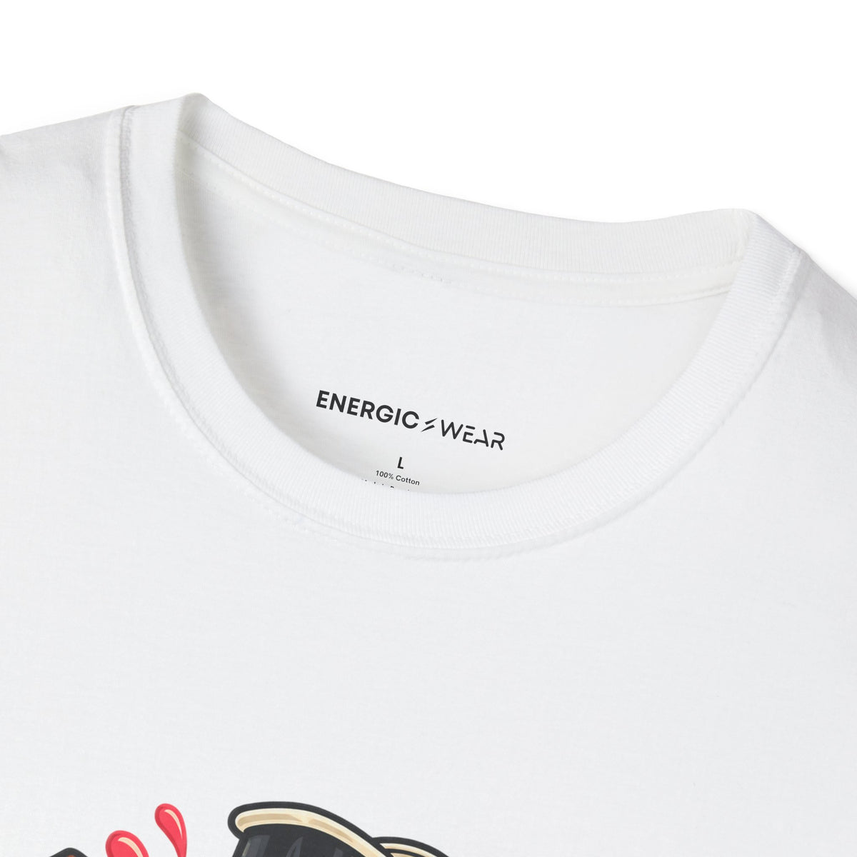 Graphic fitness T-shirt featuring the "My Smoothie Has a Support Team" design.