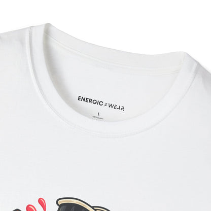 Graphic fitness T-shirt featuring the "My Smoothie Has a Support Team" design.