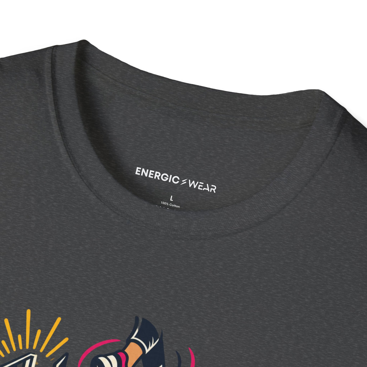 Graphic fitness T-shirt featuring the "Train for the Life You Want to Join" design.