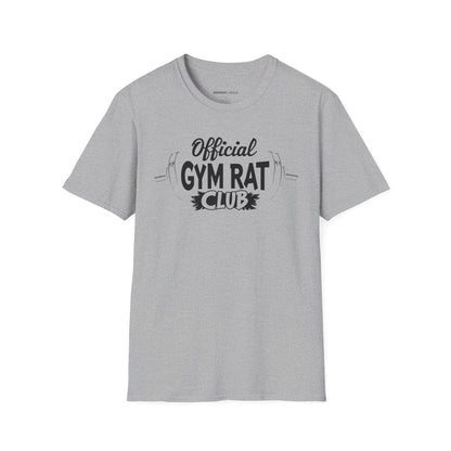 Official Gym Rat Club TShirt – Motivational Lifestyle Tee