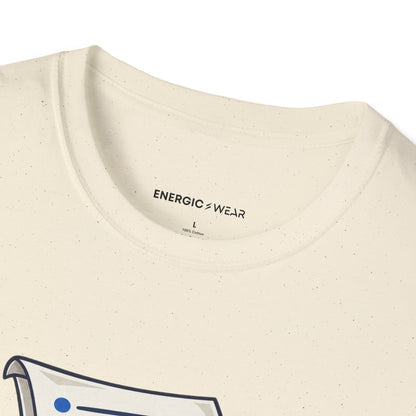 Graphic fitness T-shirt featuring the "My Meeting Agenda Has Footsteps" design.