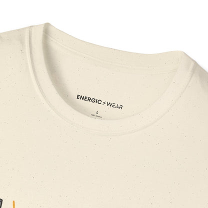 Graphic fitness T-shirt featuring the "I Know My Way Around a Bar and a Bakery" design.