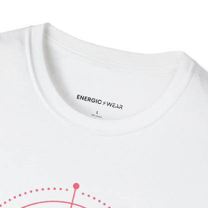 Graphic fitness T-shirt featuring the "Small Circles Serious Pilates" design.