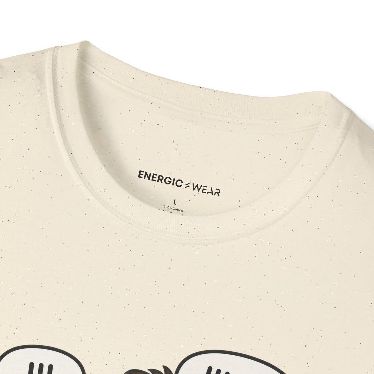 Graphic fitness T-shirt featuring the "My Gym Buddy Is a Bad Influence on My Reps" design.