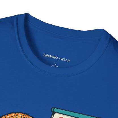 Graphic fitness T-shirt featuring the "Bagels Are Part of the Briefing" design.