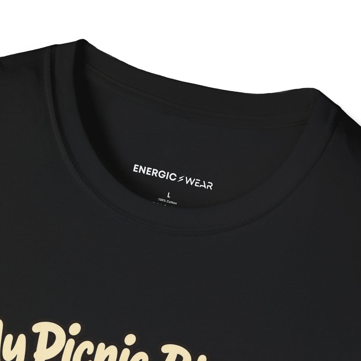 Graphic fitness T-shirt featuring the "My Picnic Blanket Has a Cooldown Reservation" design.