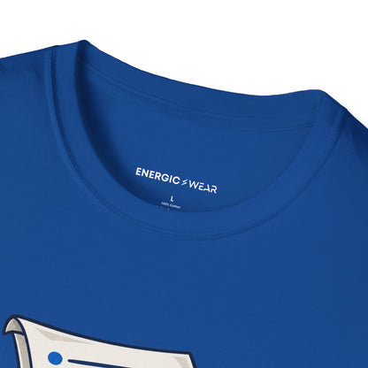 Graphic fitness T-shirt featuring the "My Meeting Agenda Has Footsteps" design.
