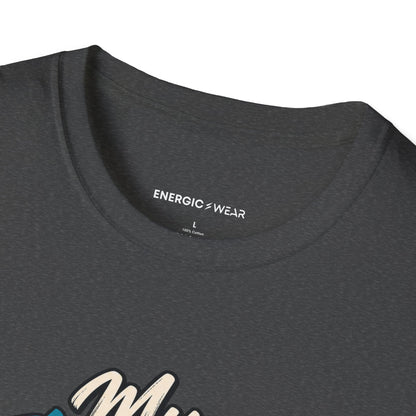 Graphic fitness T-shirt featuring the "My Strength Can Be Loud or Quiet" design.