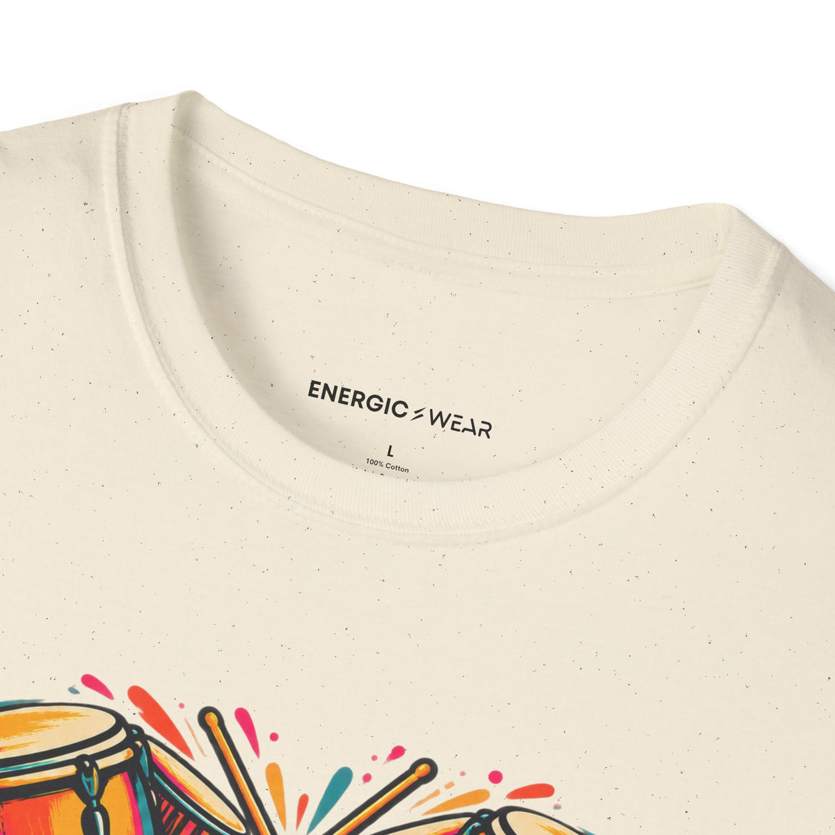 Graphic fitness T-shirt featuring the "Bring Your Whole Heart to the Beat" design.