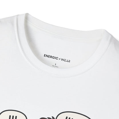 Graphic fitness T-shirt featuring the "My Gym Buddy Is a Bad Influence on My Reps" design.