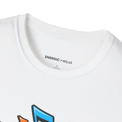 Graphic fitness T-shirt featuring the "Let the Music Meet Your Courage" design.