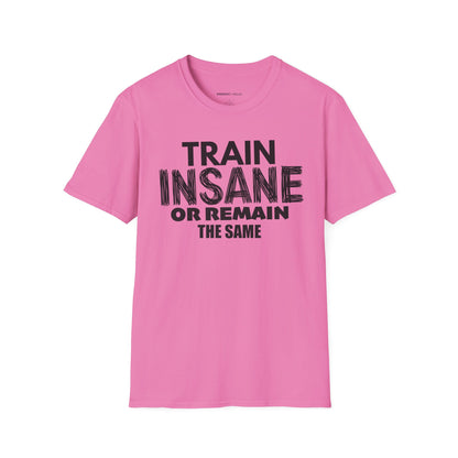 Train Insane Or Remain The Same! TShirt - Motivational Workout Tee